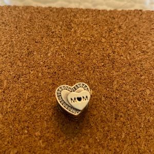 Pandora silver 'Mom' charm